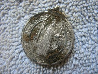 Dug Uncleaned Religious Medal From York Campsite - Stafford,  Va.