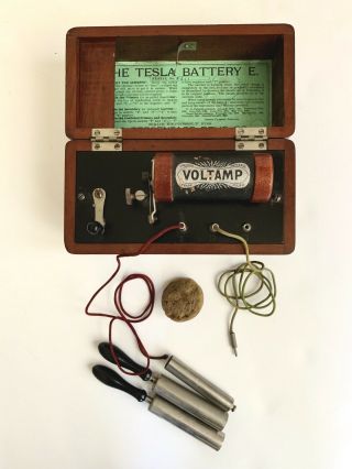 Antique Tesla Battery/ Electro Shock Device