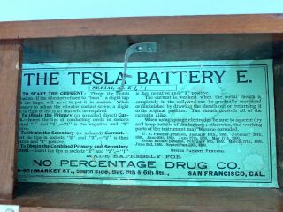 Antique Tesla Battery/ Electro Shock device 8