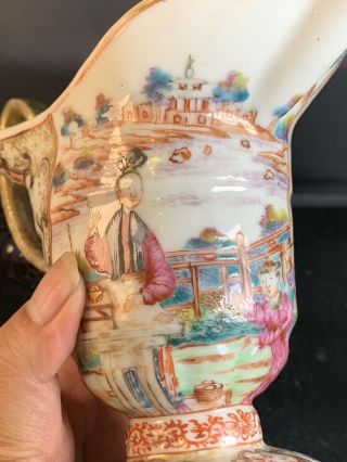 Rare Antique Chinese Canton Porcelain Cup 18th Century 5