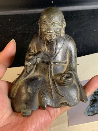 Antique Chinese Bronze Buddha With Certificate Ming Dynasty 2