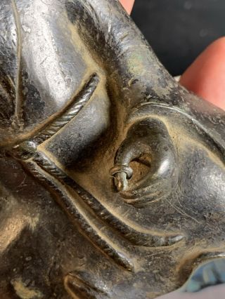 Antique Chinese Bronze Buddha With Certificate Ming Dynasty 5
