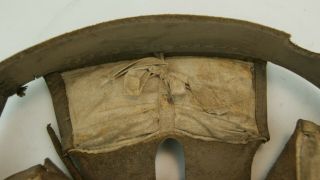 WW1 GERMAN M1916 HELMET LEATHER LINER SIZE 66,  ORIG. ,  RARE 6