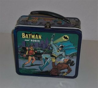 Wow Minty 1966 Batman Lunchbox With Aladdin Tag Awesome