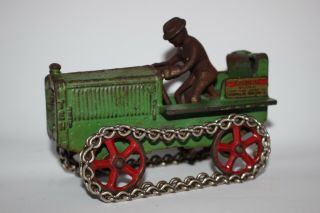 Antique Cast Iron Toy Arcade 268 Caterpillar Crawler Decals