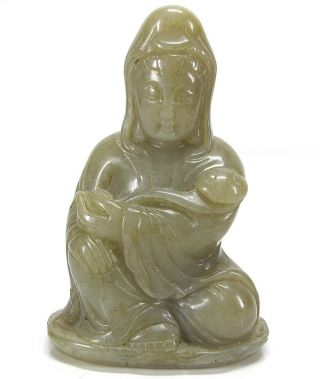 Jade Buddha Bodhisattva Guanyin Guanshiyin Avalokitesvara Ruyi Wish Granting Yqz