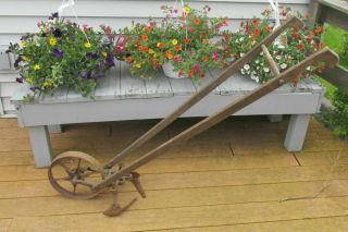 Early Cast Planet Jr Wheel Hoe Tool Holder Star Wheel With Cutting Blades