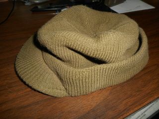 U.  S.  Wwii Army M1941 Wool Jeep Cap