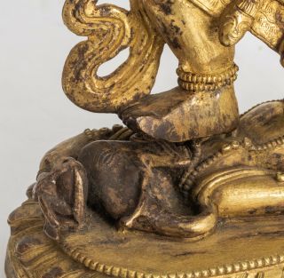 Chinese Tibetan Antique/Vintage Gilt Bronze Figure Of Buddha 7