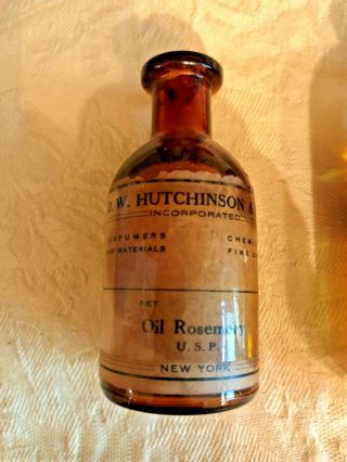 5 Antique Apothecary Bottles 3
