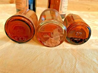 5 Antique Apothecary Bottles 6