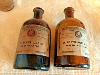 5 Antique Apothecary Bottles 7