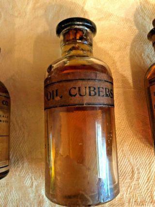 5 Antique Apothecary Bottles 9