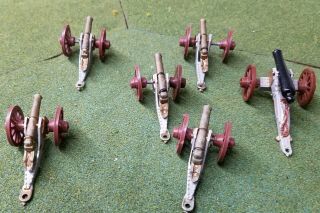 Marx Miniature playset 6 cannons 2