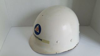 Vintage Civil Defense Helmet Director 2
