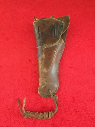 WW1 US Army USMC.  45 1911 Pistol Brown Belt Holster S&R Co. 4