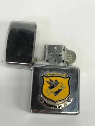 Vintage USAF 722nd Fighter Day Squadron Foster AFB Lighter 4