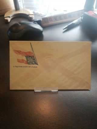 Rare Vintage Us Civil War Envelope Confederate Distress 7 Star Upside Down