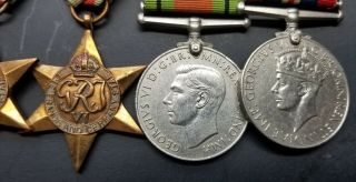 WWII British Issue 4 Medal Group 4