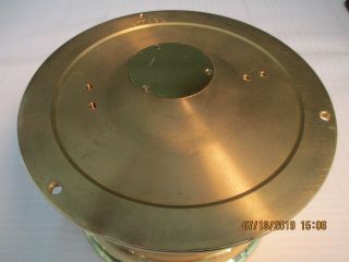 Vintage Brass Chelsea Ship ' s Bell w/stand & key 4 