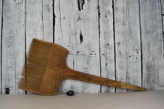 Antique wooden comb / Vintage comb wool / Wooden carder / Primitive rustic decor 3