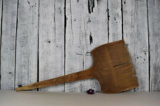 Antique wooden comb / Vintage comb wool / Wooden carder / Primitive rustic decor 5