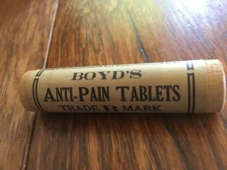 Antique Medicine Druggist/Pharmacy BOYDS Advertising Display FULL CONTENTS 3