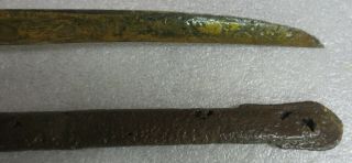Civil War M1860 Cavalry sword with scabbard relic AMES Virginia 4
