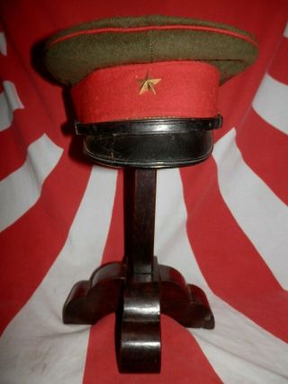 Ww2 Japanese Army Officer Hat.  Good