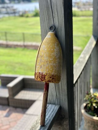 Antique Chesepeake Bay Wooden Crab Pot Bouy