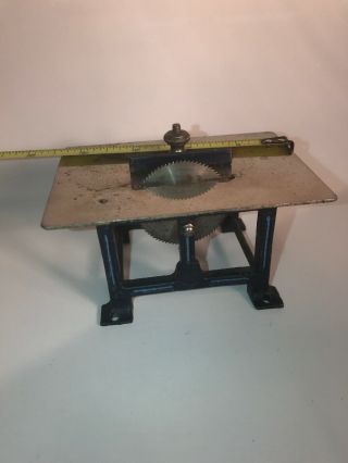 Gerb Marklin Cie Bing Live Steam Dc Table Saw For Steam Engines