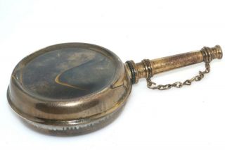 Antique Brass Oiler Banjo Gun Oil Can Handy Pocket Military
