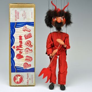 Vintage Pelham Puppet - Sm Devil - Box