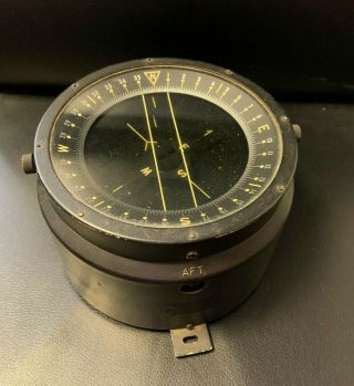 Old Vtg Collectible Ships Boat Aft Surface Mount Directional Maritime Compass