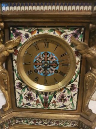 Japy Freres French ormalu mantle clock 2
