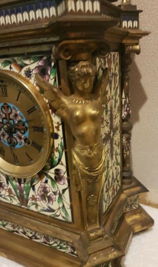 Japy Freres French ormalu mantle clock 3