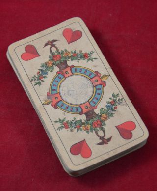 German Wwii Wehrmacht Soldier Playing Cards Rare War Relic