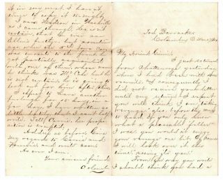 OH Ohio Columbus Civil War Content Tod Barracks Letter Cover Envelope 1864 3