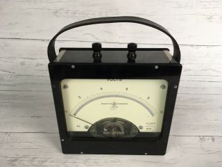 Crompton Parkinson Ltd Volts Meter Bakelite Case 0 - 10 Volts Vintage Curio