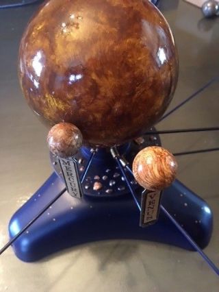 KINETIC ORRERY SOLAR SYSTEM PLANETARIUM MODEL GREAT FATHER ' S DAY GIFT 10