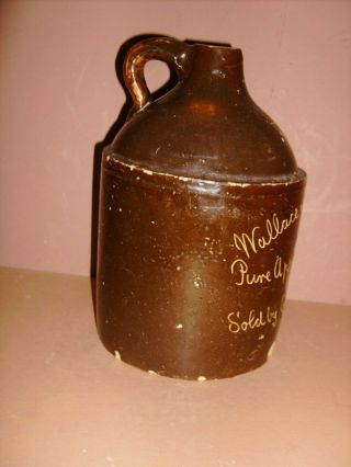 TEXAS STONEWARE SCRATCH JUG BARTLETT,  TX.  WITH PADUCAH,  KENTUCKY CONNECTION 3