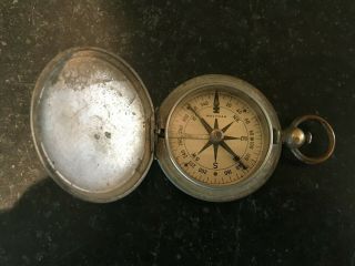 World War Ii U.  S.  Army Brass Field Compass Waltham