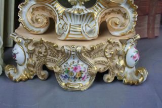 Jacob Petit XIX antique French Louis VX Clock paris porcelain 3