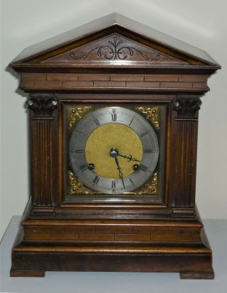 Antique Mantle Clock With Strike