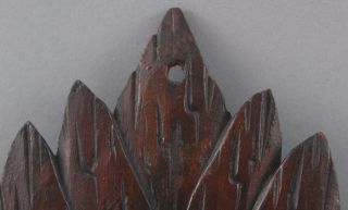 Small Antique Black Forest Carved Walnut Wood,  Owls,  Letter Holder,  NR 3