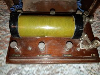 Antique Victorian Induction Coil Medical Electric Shock Machine Nervous Therapy 2