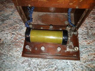 Antique Victorian Induction Coil Medical Electric Shock Machine Nervous Therapy 3
