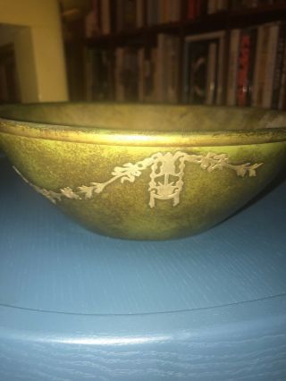 Heintz Sterling on Patinated Bronze bowl 2