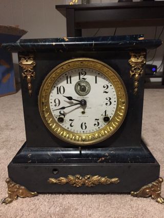 Vintage/antique Seth Thomas Automatic Eight Day Mantle Alarm Clock - Repair?