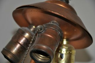ROYCROFT LAMP BASE SLAG B&H BRADLEY HUBBARD TIFFANY HANDEL 2